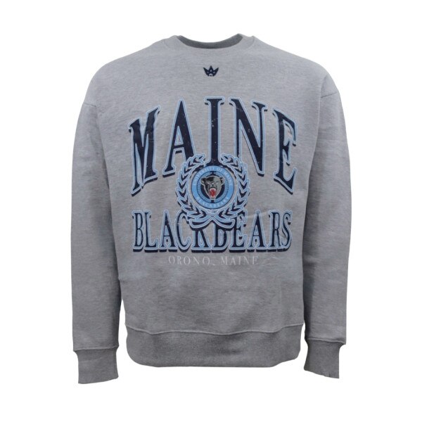 Novus Maine Black Bears Orono Maine Fleece Crewneck